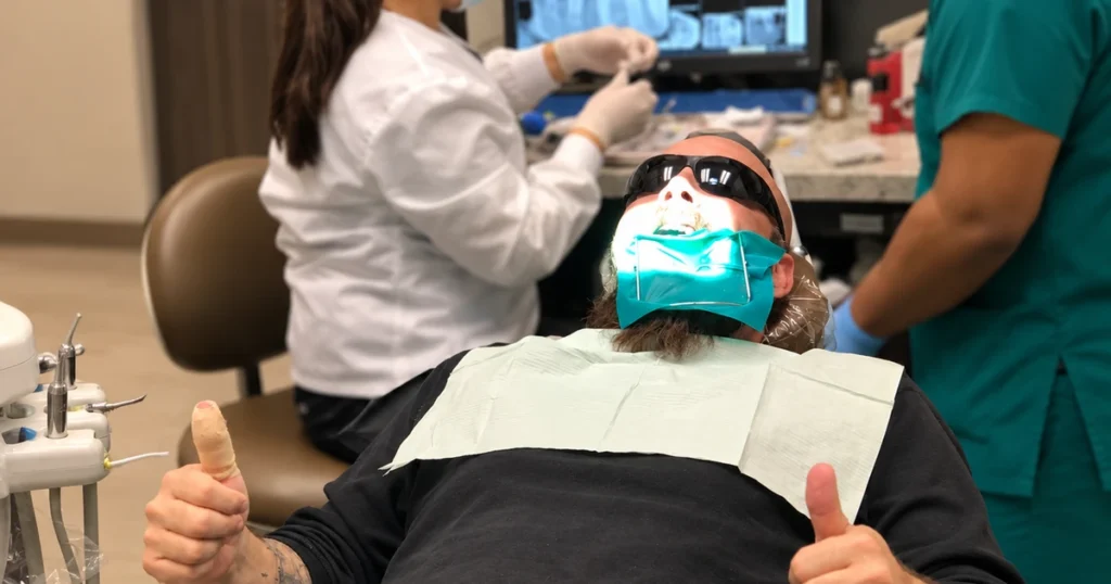 A patient is satisfied with the gum therapy service provided by Dr. Rhea Antolin
